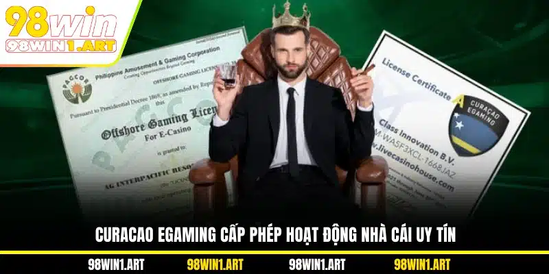 Curacao eGaming cấp phép hoạt động nhà cái uy tín