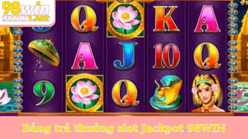 Bảng trả thưởng slot Jackpot 98WIN