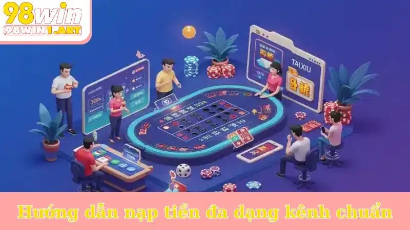 Hướng dẫn nạp tiền đa dạng kênh chuẩn